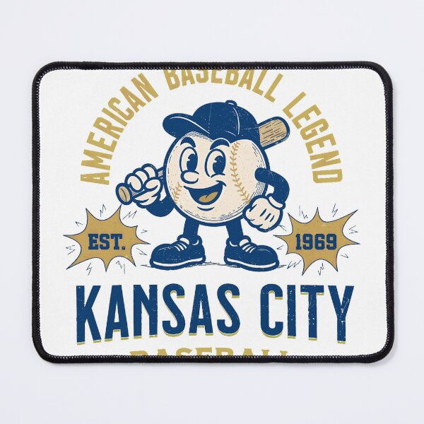 Item preview, Kansas City Baseball Legend Retro Cartoon designed and sold by RichardHi73290.