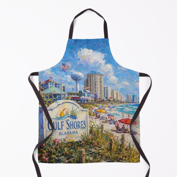 Item preview, Gulf Shores, Alabama Painting – Beautiful Coastal City in the United States designed and sold by GalleryKauffeld.