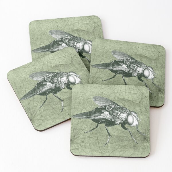 Item preview, Green Bottle Fly Dark Macro Entomology Specimen designed and sold by Ghoul Enterprises.