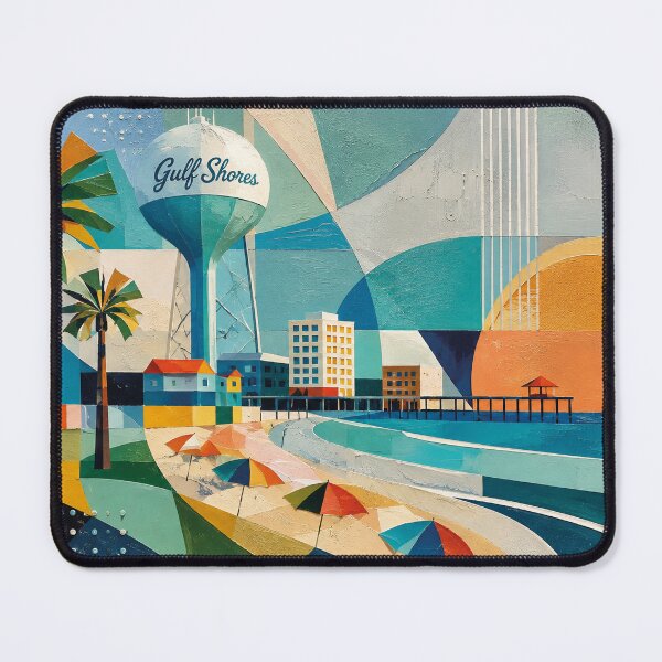 Item preview, Gulf Shores, Alabama Painting – Beautiful Coastal City in the United States designed and sold by GalleryKauffeld.