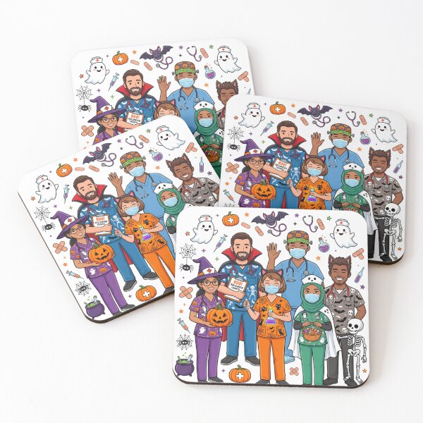 Item preview, Healthcare Heroes Spooky Hospital Squad Halloween designed and sold by DarkOriginArts.