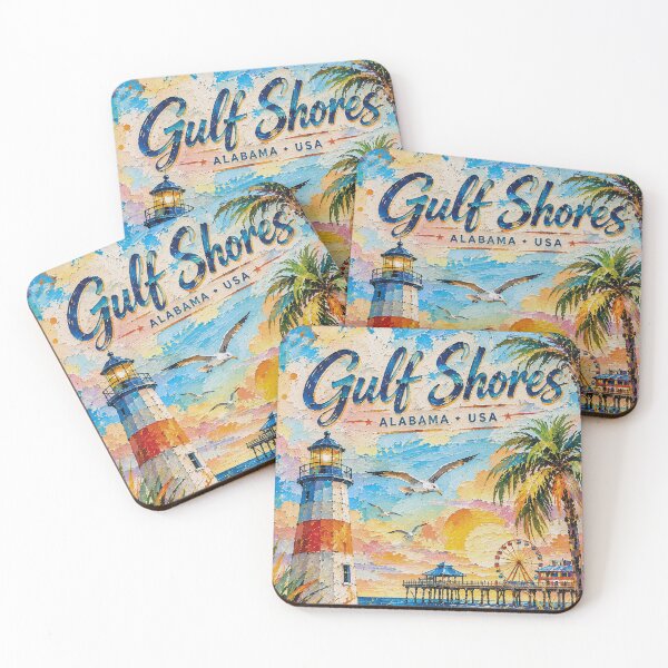 Artikelvorschau, Gemälde von Gulf Shores, Alabama – Wunderschöne Küstenstadt in den Vereinigten Staaten entworfen und verkauft von GalleryKauffeld.