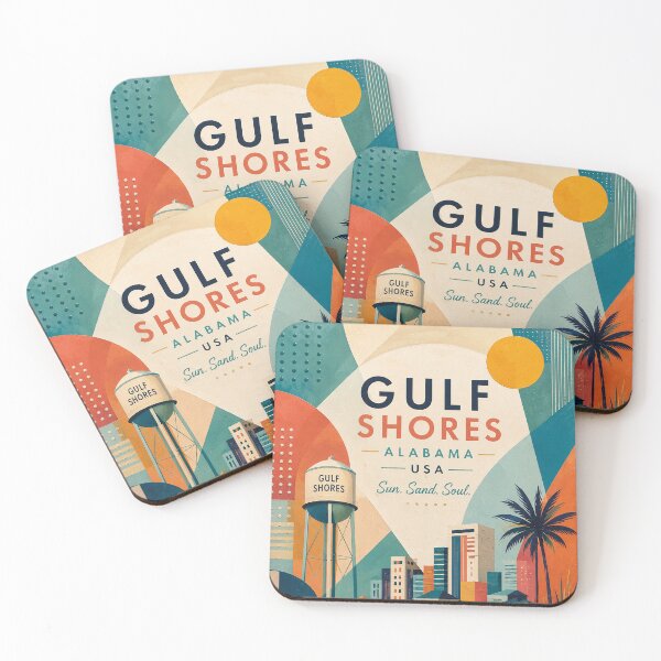 Artikelvorschau, Designgemälde von Gulf Shores, Alabama – Wunderschöne Küstenstadt in den Vereinigten Staaten entworfen und verkauft von GalleryKauffeld.