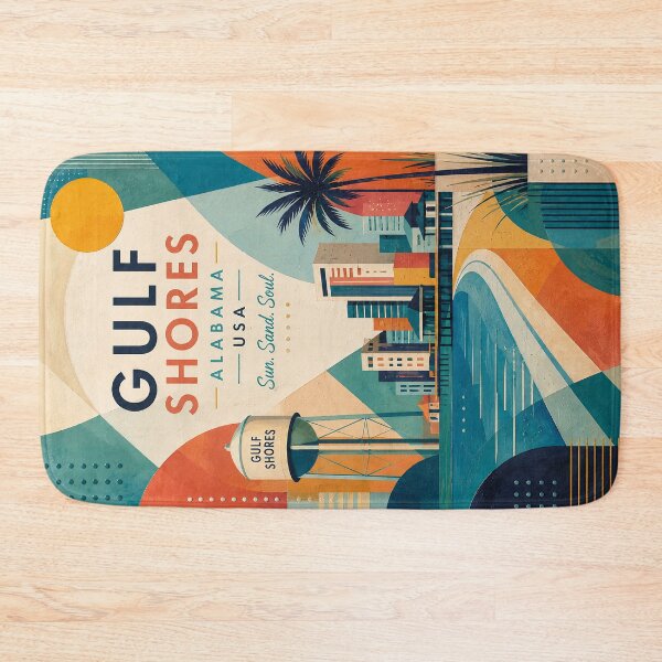 Item preview, Gulf Shores, Alabama design painting – Beautiful Coastal City in the United States designed and sold by GalleryKauffeld.