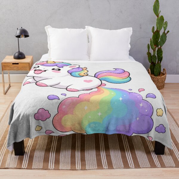 Item preview, Cute Kawaii Unicorn Rainbow Fart Funny Pastel Unicorn Happy Sparkle Cloud Australian Kids Funny designed and sold by Yellowriversss.