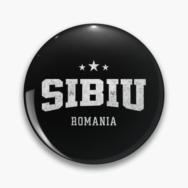 Item preview, Sibiu Romania Vintage Distressed Varsity Travel College Style Design designed and sold by NiceTeeClub.