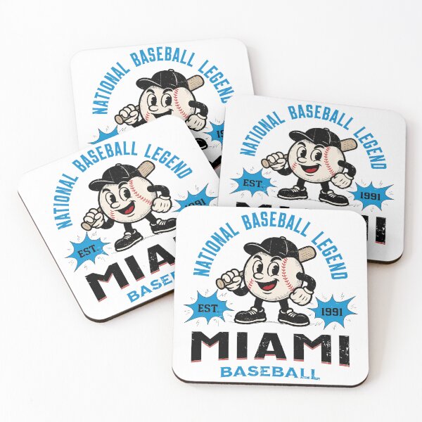 Item preview, Miami Baseball Legend Retro Cartoon designed and sold by RichardHi73290.