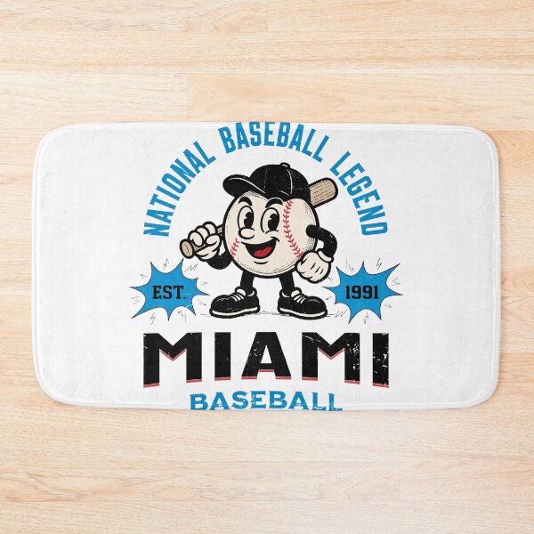 Item preview, Miami Baseball Legend Retro Cartoon designed and sold by RichardHi73290.