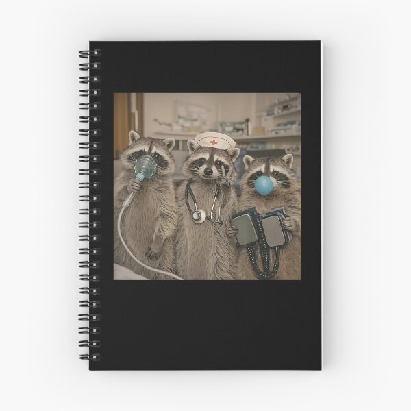 Item preview, ER Nurse Raccoon Funny Emergency room designed and sold by charoen-design.