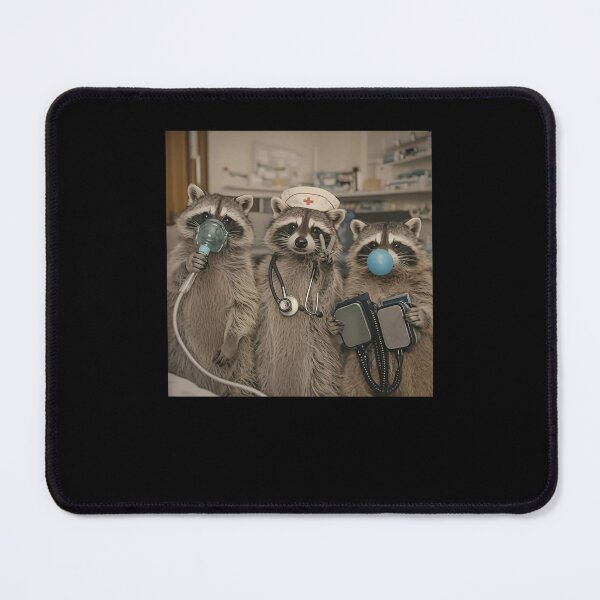 Item preview, ER Nurse Raccoon Funny Emergency room designed and sold by charoen-design.