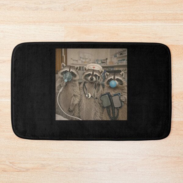 Item preview, ER Nurse Raccoon Funny Emergency room designed and sold by charoen-design.