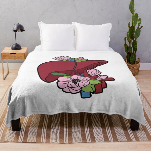 Item preview, Floral Human Liver Anatomy - Blooming Medical Art designed and sold by Shopeon Designs.