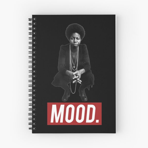 Item preview, Nina Simone Mood Monochrome Portrait Design designed and sold by Beverly Newman.