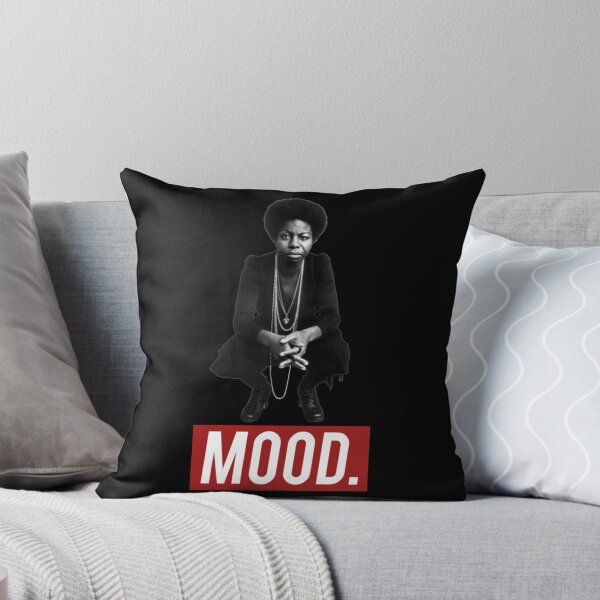 Item preview, Nina Simone Mood Monochrome Portrait Design designed and sold by Beverly Newman.
