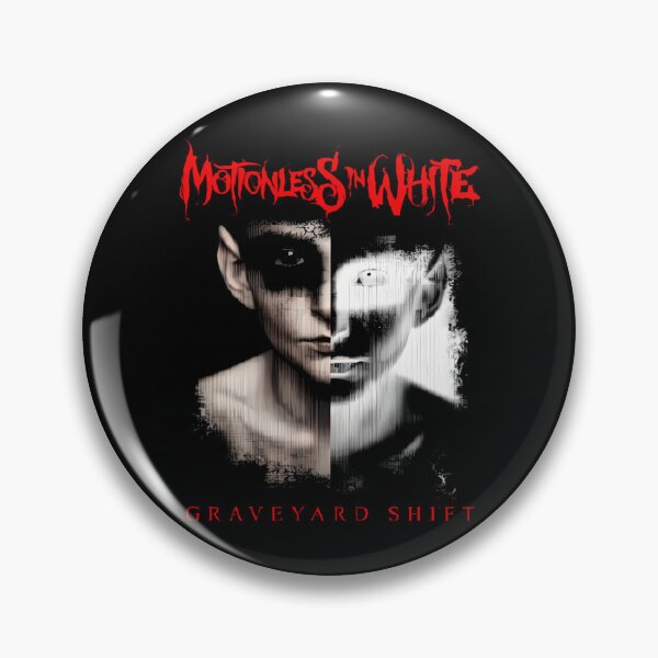 Item preview, Motionless In White Graveyard Shift Split Face Portrait designed and sold by Dafallaadam.