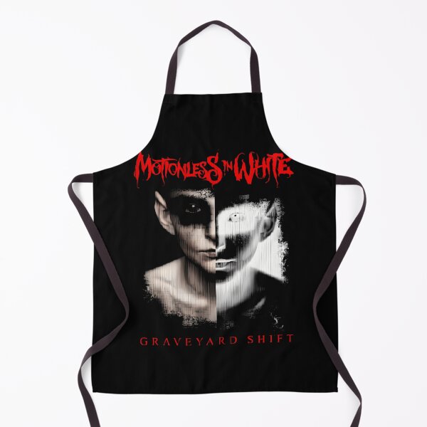 Item preview, Motionless In White Graveyard Shift Split Face Portrait designed and sold by Dafallaadam.