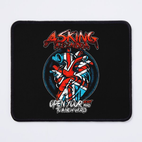 Item preview, Asking Alexandria Open Your Mind To A New World Heart designed and sold by Dafallaadam.