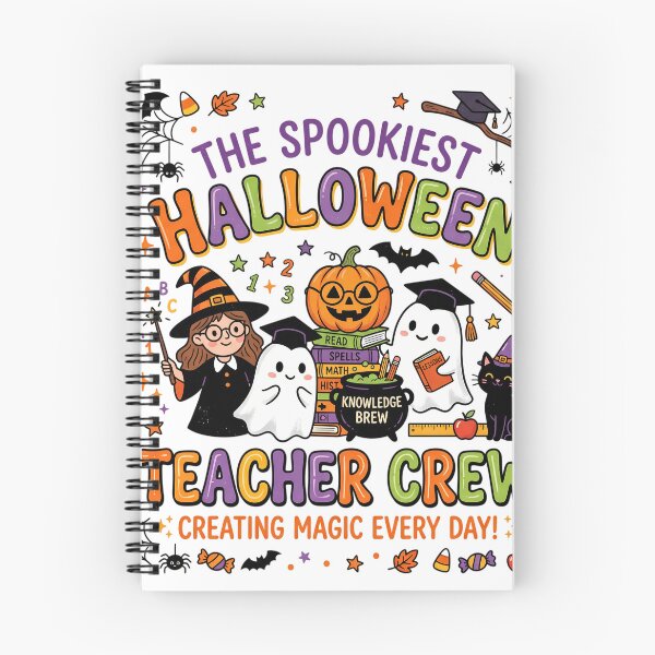 Item preview, The Spookiest Halloween Teacher Crew designed and sold by DarkOriginArts.