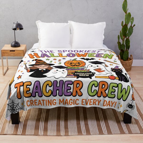 Item preview, The Spookiest Halloween Teacher Crew designed and sold by DarkOriginArts.