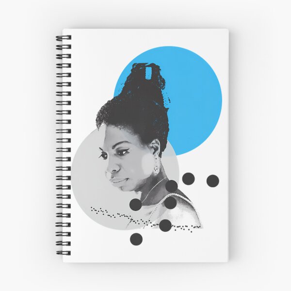 Item preview, Nina Simone Blue Circle Pop Art Design designed and sold by Beverly Newman.