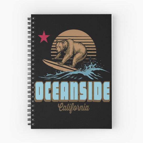 Item preview, Oceanside California Retro Surf Graphic designed and sold by Evakenyon.