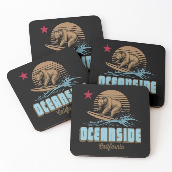 Item preview, Oceanside California Retro Surf Graphic designed and sold by Evakenyon.