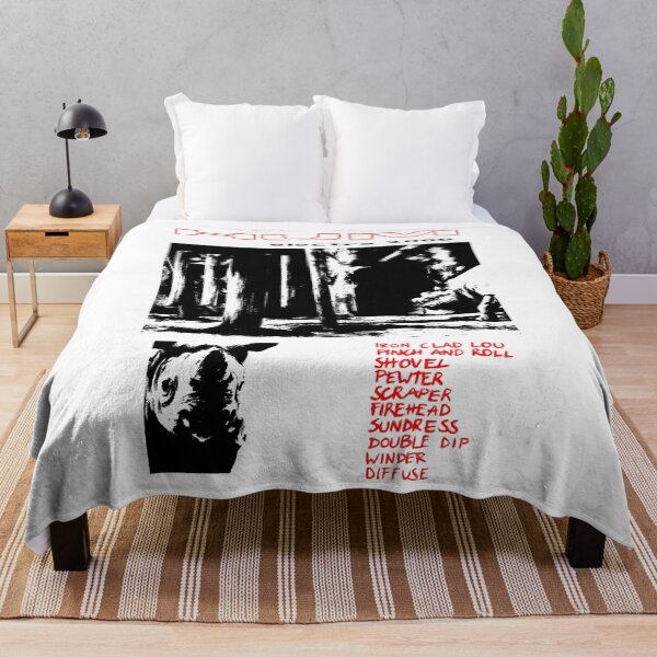 Aperçu de l'œuvre Typographie rouge avec seuil noir Shoegaze créée et vendue par ShadeFall.