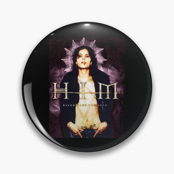 Item preview, HIM Ville Valo Razorblade Romance Purple Halo Portrait designed and sold by Dafallaadam.