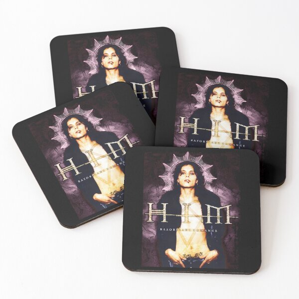 Item preview, HIM Ville Valo Razorblade Romance Purple Halo Portrait designed and sold by Dafallaadam.