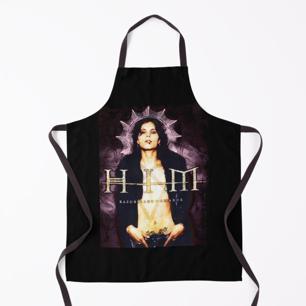 Aperçu de l'œuvre Lui Ville Valo Razorblade Romance Portrait au halo violet créée et vendue par Dafallaadam.