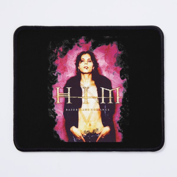 Item preview, HIM Ville Valo Razorblade Romance Pink Smoke Frame designed and sold by Dafallaadam.