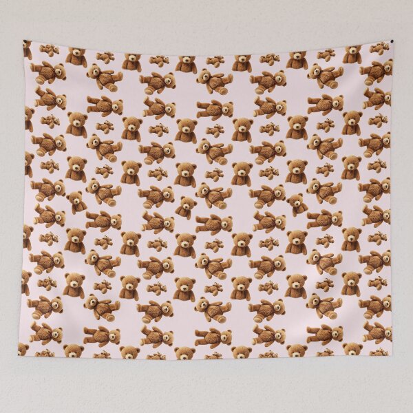 Item preview, Its Raining Teddy Bears in pink designed and sold by TerenceLacey.