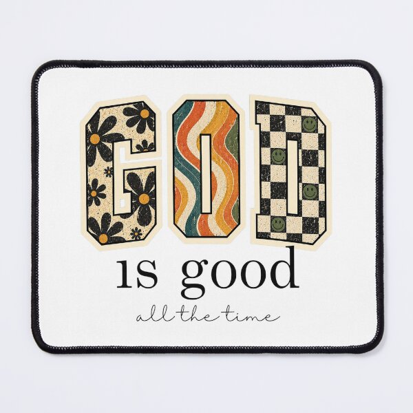 Item preview, God Is Good All The Time Retro Groovy Christian Quote designed and sold by Derekquie.
