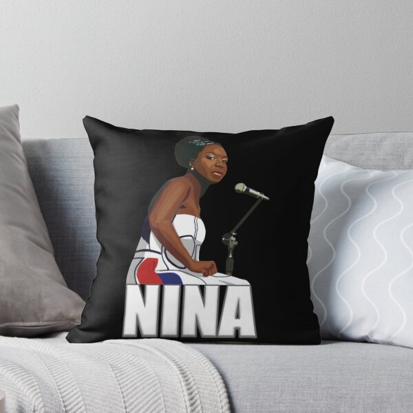 Item preview, Nina Simone Illustrated Stage Portrait Design designed and sold by Beverly Newman.