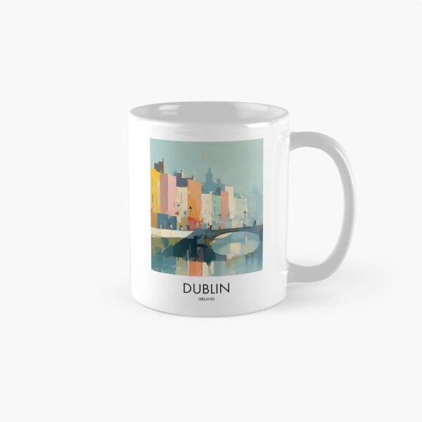 Item preview, Dublin River Bridge, Colorful Pastel Decor designed and sold by MarkedArtPrints.