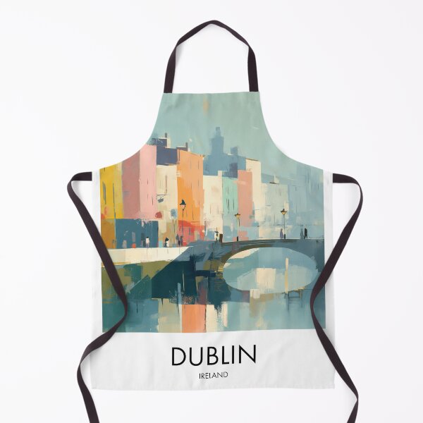 Item preview, Dublin River Bridge, Colorful Pastel Decor designed and sold by MarkedArtPrints.