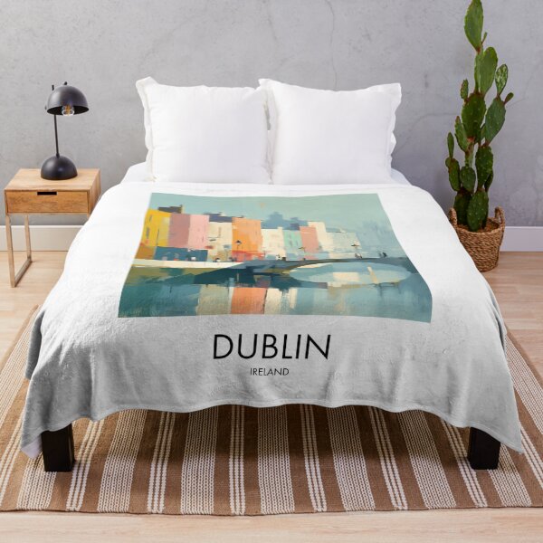 Item preview, Dublin River Bridge, Colorful Pastel Decor designed and sold by MarkedArtPrints.