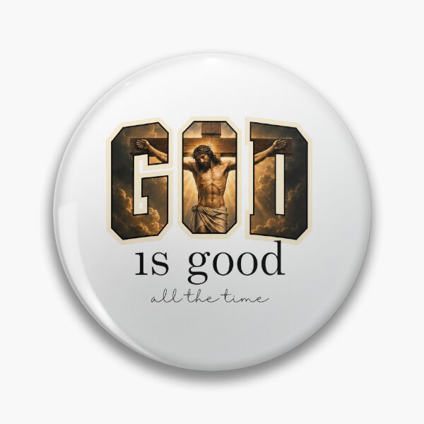 Item preview, God Is Good All The Time Jesus Christ On The Cross Graphic designed and sold by Derekquie.