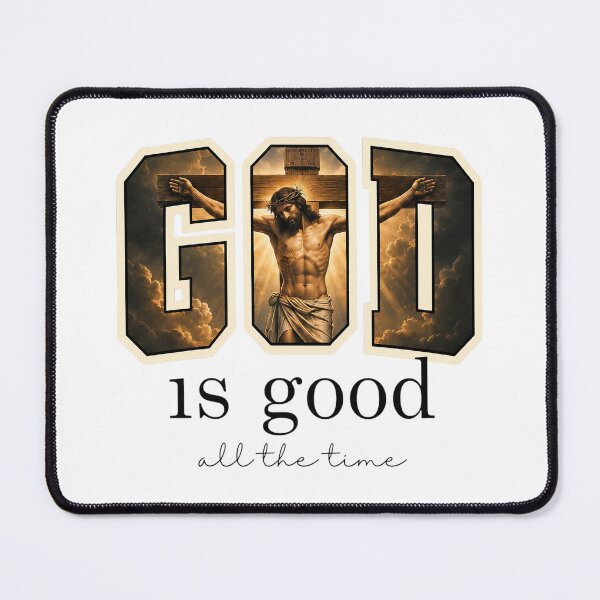 Item preview, God Is Good All The Time Jesus Christ On The Cross Graphic designed and sold by Derekquie.