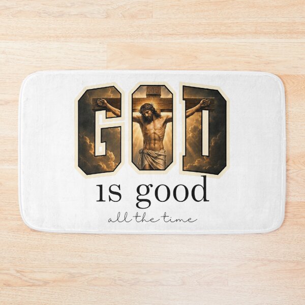 Item preview, God Is Good All The Time Jesus Christ On The Cross Graphic designed and sold by Derekquie.
