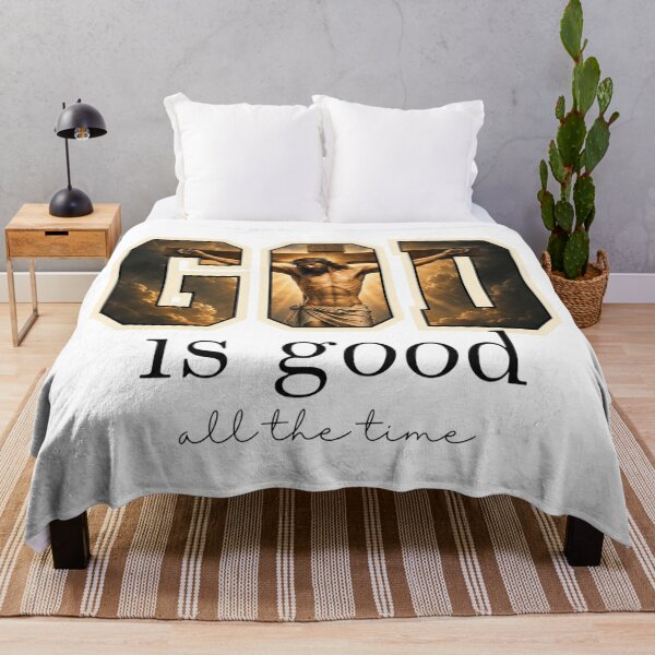 Item preview, God Is Good All The Time Jesus Christ On The Cross Graphic designed and sold by Derekquie.