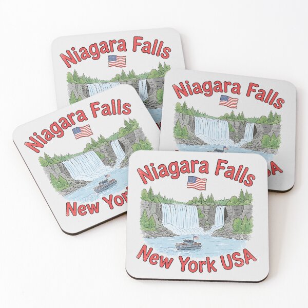 Item preview, Niagara Falls State Park NY Cute Waterfall Colorful Landscape  designed and sold by HowToCanadian.