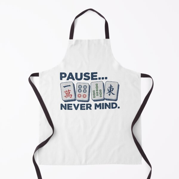 Item preview, Pause Nevermind Mahjong designed and sold by ellapaintcoast.