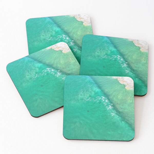 Item preview, Aerial drone shot of dolphins surfing designed and sold by Rachel Elizabeth Photography.