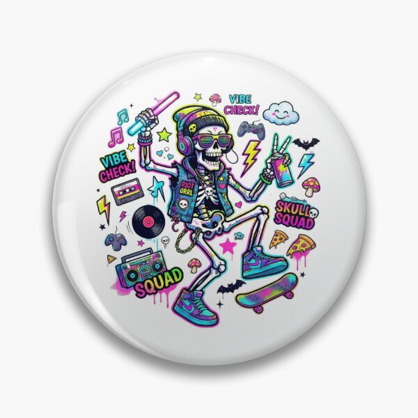 Item preview, Vibe Check Neon Skeleton Streetwear Graphic designed and sold by KTD28_SHOP.