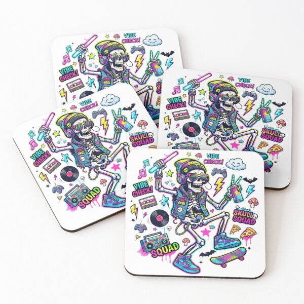 Item preview, Vibe Check Neon Skeleton Streetwear Graphic designed and sold by KTD28_SHOP.