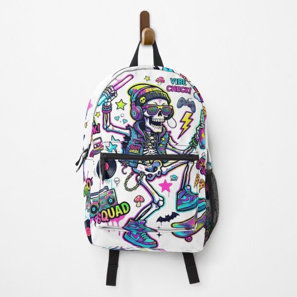 Item preview, Vibe Check Neon Skeleton Streetwear Graphic designed and sold by KTD28_SHOP.