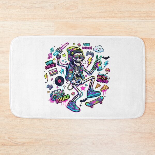 Item preview, Vibe Check Neon Skeleton Streetwear Graphic designed and sold by KTD28_SHOP.