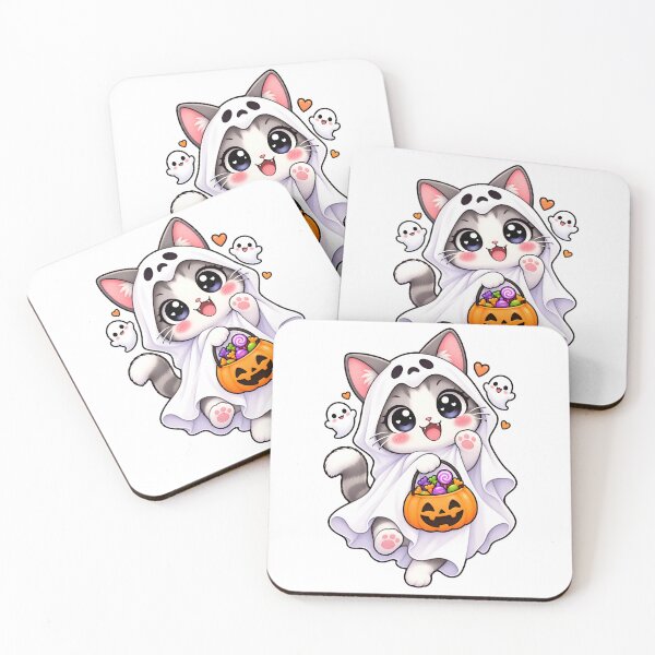 Item preview, Ghost Cat Vet Tech – Cute Veterinary Halloween Cat designed and sold by Bettybee00.
