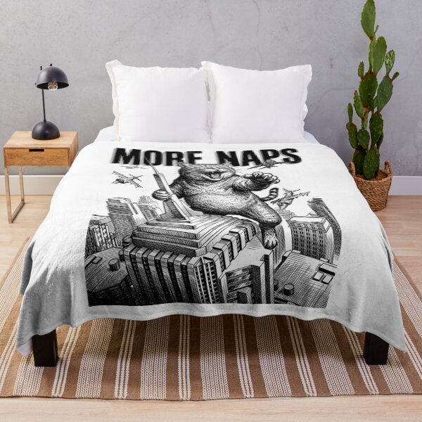 Item preview, Giant Monster Cat More Naps Funny Feline Cats Attitude designed and sold by GrandeDuc.
